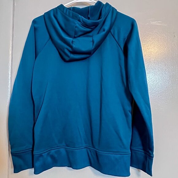 Under Armour Women's Cold Gear Big Logo Hoodie Blue Size S - Picture 5 of 5